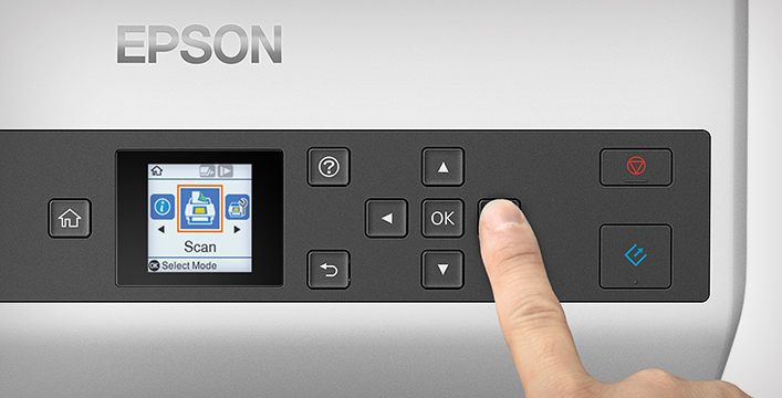 彩色LCD顯示屏 便捷的任務選擇 - Epson DS-970workstation產品功能