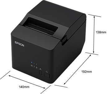 產品外觀尺寸 - Epson TM-T100產品規格