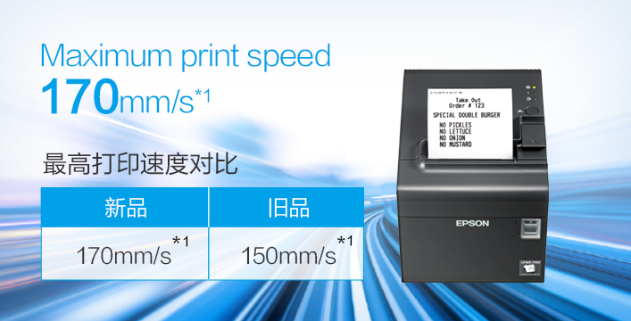 高速打印 - Epson TM-L90(684)產品功能